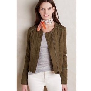 Anthropology Hei Hei Quilted Moto Jacket